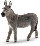 SCHLEICH Farm World | Esel 13772 Bauernhof Spielfigur | detailgetreue Tierfiguren 