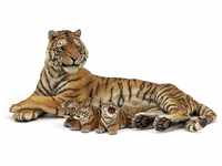 Papo 50156 - Lying tigress with babies, character