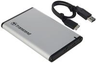 Transcend SSD/HDD Geh&auml;use-Kit (2.5 Zoll, SATA III, USB 3.1, Werkzeuglose...