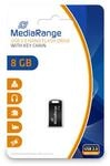MediaRange USB Nano-Speicherstick 8GB - Mini Flash-Laufwerk mit USB 2.0 Anschluss,