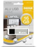 XLYNE 16GB USB-Stick 2.0 ALU High Speed, Design Flash Laufwerk, Aluminium