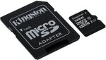 Kingston SDC10G2/32GB microSD Klasse 10 bis zu 45MB/s Speicherkarte (mit SD-Adapter)