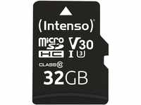 Intenso Professional microSDHC 32GB Class 10 UHS-I, U3, V30 Speicherkarte inkl.