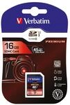 Verbatim SDHC Karte 16GB Class 10