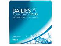Dailies AquaComfort Plus Tageslinsen weich, 180 Stück, BC 8.7 mm, DIA 14.0 mm,...