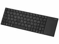 Rapoo E2710 kabellose Multimedia Tastatur wireless Keyboard flaches Edelstahl...