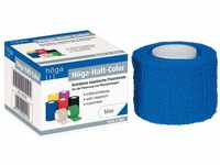 Höga-Haft-Color blau 4 cm x 4 m gedehnt, kohäsive (selbsthaftende) elastische