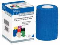 Höga-Haft-Color blau 8 cm x 4 m gedehnt, kohäsive (selbsthaftende) elastische