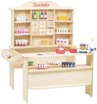roba Kaufladen, gro&szlig;er Kinder Kaufmannsladen, inkl. Kaufladenzubeh&ouml;r, Holz...