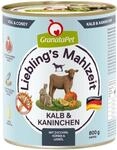 GranataPet Liebling's Mahlzeit Kalb & Kaninchen, Nassfutter f&uuml;r Hunde,...
