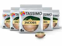 Tassimo Kapseln Jacobs Typ Latte Macchiato Classico, 40 Kaffeekapseln, 5er...