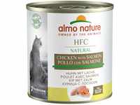 almo nature HFC Natural Katzenfutter nass - Huhn und Lachs 12er Pack (12 x 280g)