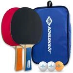 Schildkr&ouml;t Tischtennis-Set Hobby, f&uuml;r 2 Spieler (2 Schl&auml;ger, 3 B&auml;lle, in