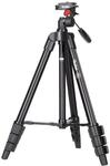 Rollei Compact Traveler Star S1 Stativ, 120cm Kompaktes Kamerastativ aus Aluminium