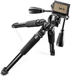 Walimex pro FT-665T Stativ bis 12 kg, Kamerastativ mit 3D-Neiger, Dreibeinstativ bis