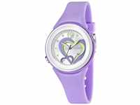Calypso Women's Quartz Watch with Silver Dial Analogue Display and Purple...