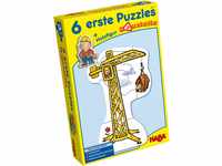 Haba 3901 - 6 erste Puzzles Baustelle, Puzzle mit 6 lustigen Baustellenmotiven...