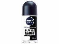 NIVEA MEN Black & White Invisible Original Deo Roll-On (50 ml), Antitranspirant...