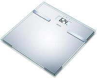 Sanitas SBF 14 Glas-Diagnosewaage, 30 x 30 x 2.3 cm, silber