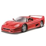 Bburago "Race&Play Ferrari F50, rot- Supercar Modellauto 1:24 Die-Cast
