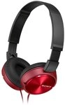 Sony MDR-ZX310 Kopfh&ouml;rer, faltbar, Metallic-Rot, Ohne Mikrofon, uni