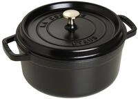 STAUB Cocotte, Gusseisen Br&auml;ter mit Deckel, Rund, 28 cm, 6,7 L, Alle Herdarten inkl