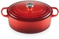 Le Creuset Signature Gusseisen-Br&auml;ter mit Deckel, &Oslash; 31 cm, Oval, F&uuml;r alle