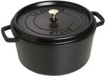 STAUB Cocotte, Gusseisen Br&auml;ter mit Deckel, 30 cm, 8,35 L, Rund, Alle Herdarten inkl