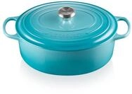 Le Creuset Signature Gusseisen-Br&auml;ter mit Deckel, &Oslash; 31 cm, Oval, F&uuml;r alle