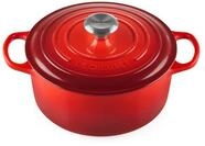 Le Creuset Signature Gusseisen-Br&auml;ter mit Deckel, &Oslash; 24 cm, Rund, F&uuml;r alle