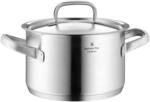 WMF Gourmet Plus Kochtopf klein 16cm, Metalldeckel mit Dampf&ouml;ffnung, Fleischtopf
