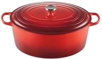 Le Creuset Signature Gusseisen-Br&auml;ter mit Deckel, &Oslash; 40 cm, Oval, F&uuml;r alle