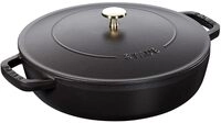 STAUB Gusseisen Chistera Br&auml;ter, Alle Herdarten inkl Induktion, Rund, 24 cm, 2,5 L,
