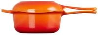 Le Creuset Signature 2-In-1 Marmitout, Gusseisen, &Oslash; 22 cm, 2,3 L, Ofenrot,
