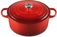 Le Creuset Signature Gusseisen-Br&auml;ter mit Deckel, &Oslash; 30 cm, Rund, F&uuml;r alle
