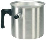 Kr&uuml;ger Alu- Wasserbadkocher, 1 Liter, Silber