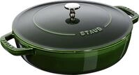 STAUB Schmorpfanne, Chistera Br&auml;ter, 28 cm, 3,7 L, Induktionsgeeignet, Aroma-Regen,