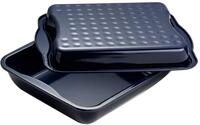 Dr. Oetker XXL-Br&auml;ter mit Deckel, Brat- und Auflaufform aus hochwertigem Stahlblech