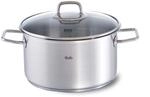 Fissler Viseo/Edelstahl-Topf (5,7 L - &Oslash; 24 cm) Kochtopf mit Glas-Deckel,