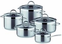 Tescoma Vision Kochgeschirr-Set, Edelstahl, 10-teilig