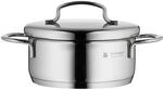 WMF Mini Topf klein 12cm, Metalldeckel, kleiner Kochtopf, Bratentopf Induktion 0,7l,