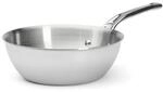 De Buyer - Sauteuse mit gew&ouml;lbtem Schaft aus Edelstahl AFFINITY - 20 cm - 3736.20,
