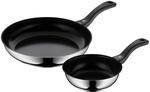 WMF Devil Pfannenset 2-teilig, Bratpfanne 18, 28 cm, Induktion, Cromargan Edelstahl