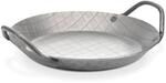 GSW 859059 Gastro Traditionell Eisenpfanne geschmiedet, Servierpfanne mit Zwei