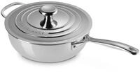 LE CREUSET Antihaftbeschichtete Saut&eacute;pfanne mit Gegengriff aus 3-ply PLUS...