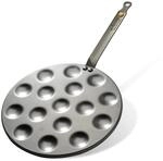 de Buyer - Poffertjes-Pfanne MINERAL B aus Eisenstahl (16) - Durchmesser 27 cm -