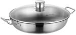 Schulte-Ufer 6452-941-32 Schmorpfanne Profi-Line i, 32 cm, Edelstahl, Silber