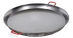 Paelleras El CID 5020063 Paellapfanne Valenciana 32 cm, Silber/Rot