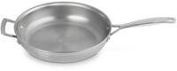 LE CREUSET Unbeschichtete Bratpfanne mit Gegengriff aus 3-ply Edelstahl, &Oslash; 28 cm,