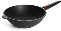 Woll Nowo Titanium Wok- und R&uuml;hrpfanne - Induktiv-, &Oslash; 30 cm, 10 cm hoch, mit